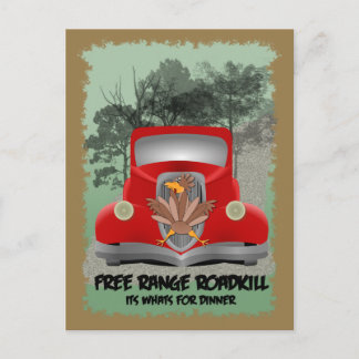 Postal de la cena de Roadkill