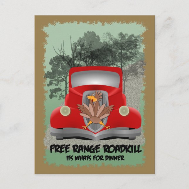Postal de la cena de Roadkill (Anverso)