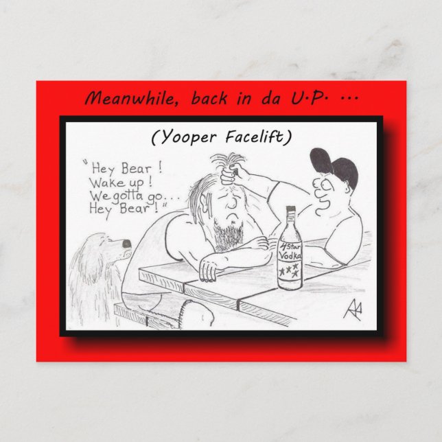 Postal de la cirugía estética de Yooper (Anverso)