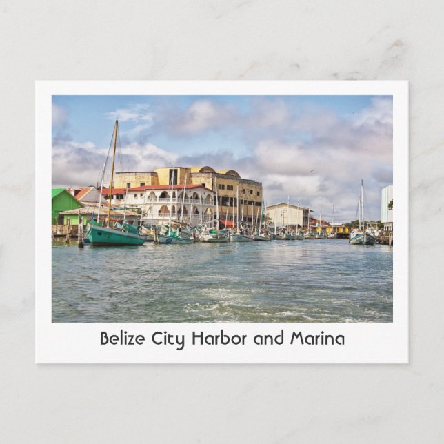 Postal de la ciudad de Belice (Anverso)