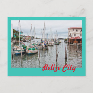 Postal de la ciudad de Belice