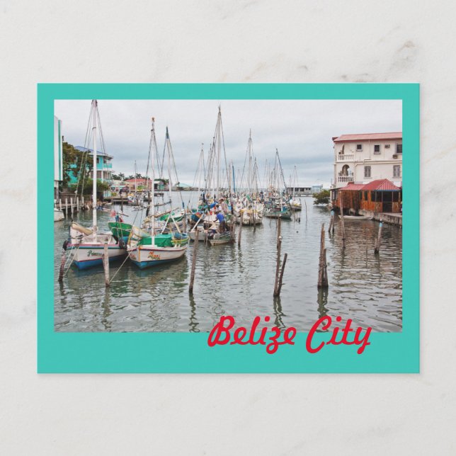 Postal de la ciudad de Belice (Anverso)