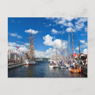 Postal de la ciudad de Bergen