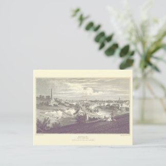 Postal de la ciudad de Dublín desde Phoenix Park 1