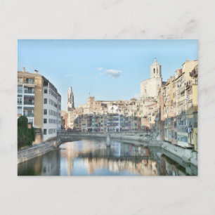 Postal de la ciudad de Girona.