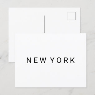 postal de la ciudad de NUEVA YORK