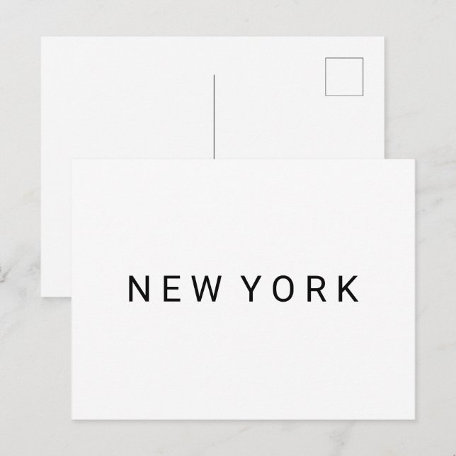 postal de la ciudad de NUEVA YORK (Anverso / Reverso)