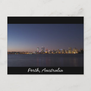 postal de la ciudad de Perth