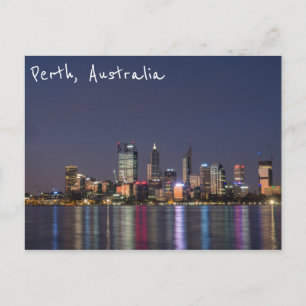 postal de la ciudad de Perth
