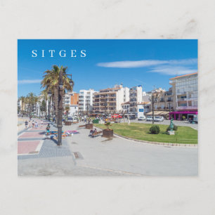 Postal de la ciudad de Sitges