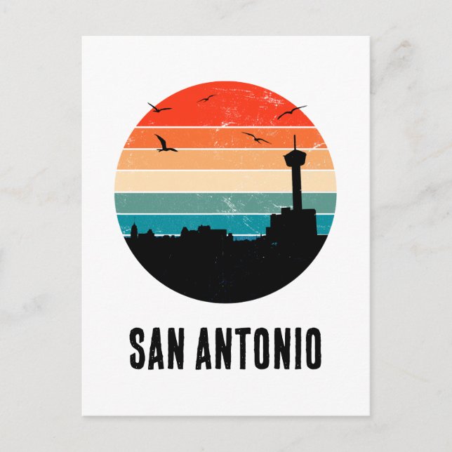 Postal de la ciudad de sol de San Antonio (Anverso)