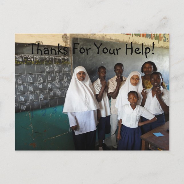 Postal de la clase de Beatriz (Anverso)