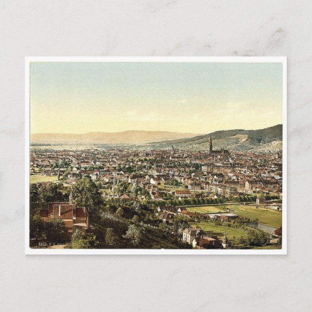 Postal De la clase Mount Loretto, Friburgo, Baden, Aleman (Anverso)