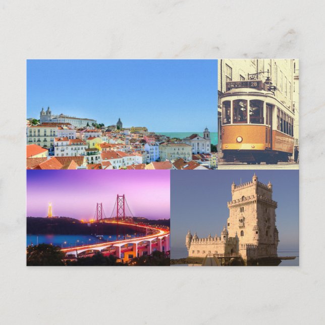 postal de la colección de Lisboa (Anverso)