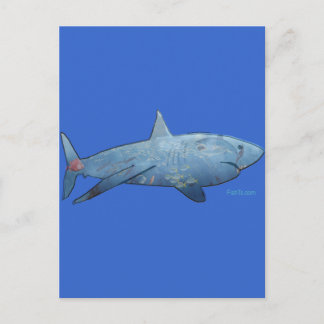 Postal De la colección de tiburones