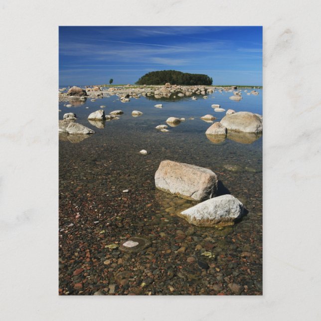 Postal de "La costa de Lahemaa" (Anverso)