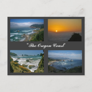 Postal de la costa de Oregon