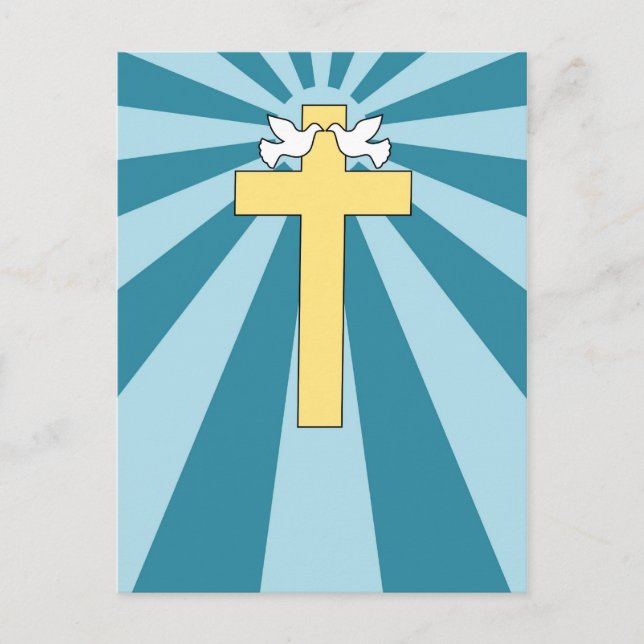 Postal de la Cruz Santa (Anverso)