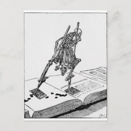 Postal de La Dance de la Mort