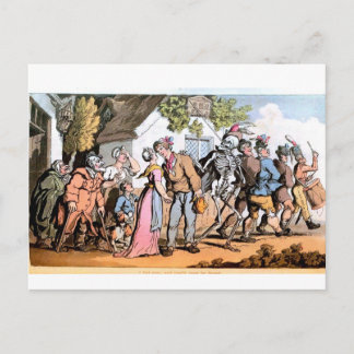 postal de la danza de la muerte
