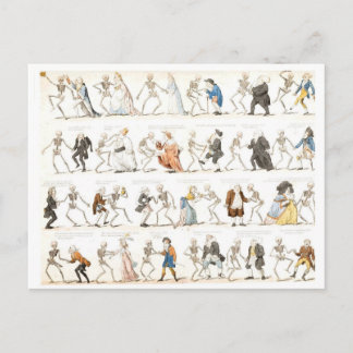 Postal de la danza de la muerte