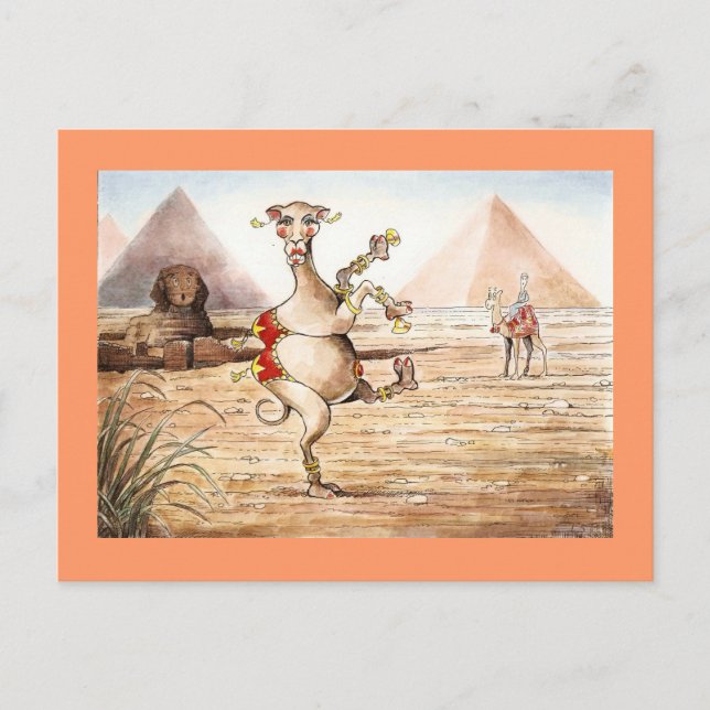 Postal de la danza del camello (Anverso)