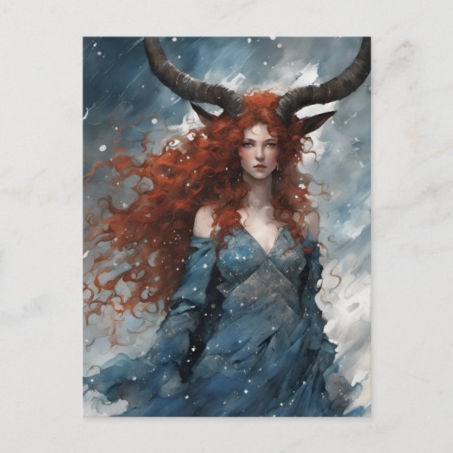 Postal de la diosa (Anverso)