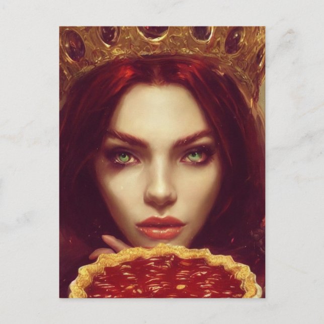 Postal de la diosa de Cherry Pie (Anverso)