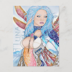 Postal de la doncella de A'Luna "Fae"