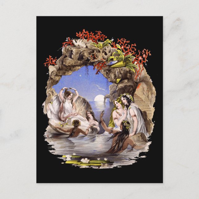 Postal de la ensenada de la sirena (Anverso)