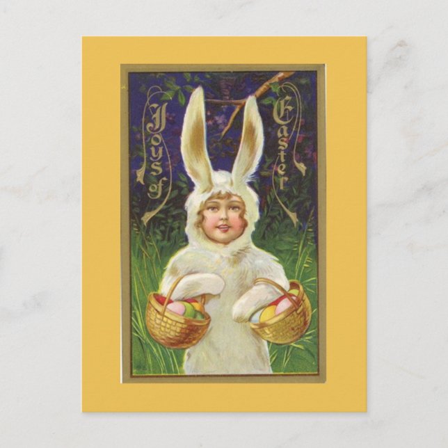 Postal de la época de la Pascua Joyous (Anverso)
