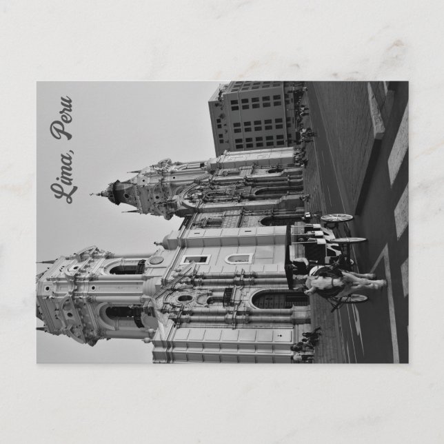 Postal de la época limeña y peruana (Anverso)