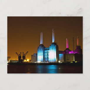 Postal de la estación de energía de Battersea