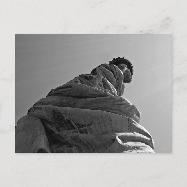 postal de la estatua de la libertad (Anverso)