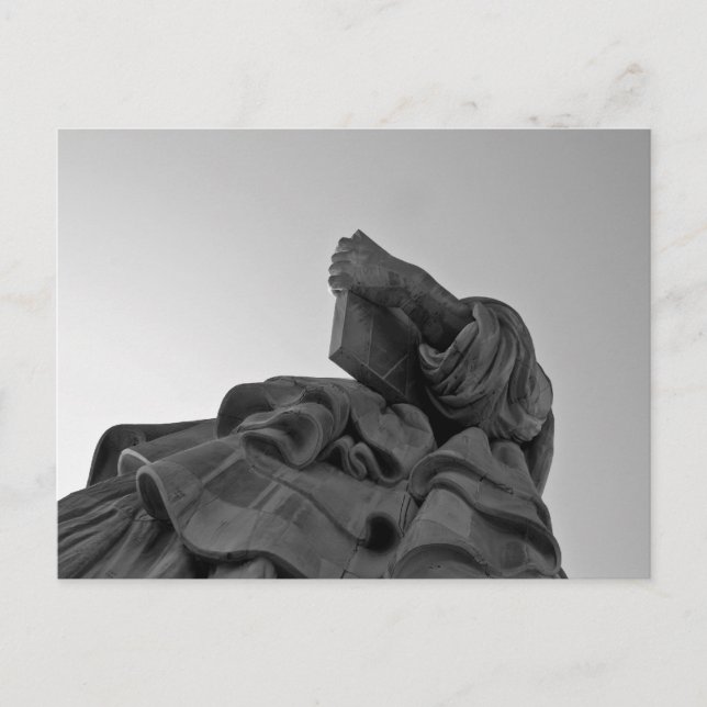 postal de la estatua de la libertad (Anverso)