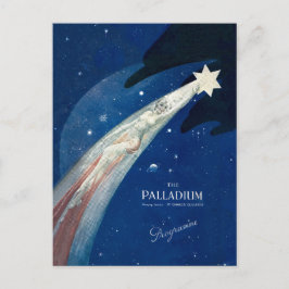 Postal de la estrella del navidad