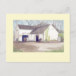 postal de la fábrica de Pontllanfraith