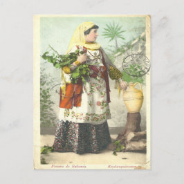 Postal de la Femme de Salamis de Grecia de 1905