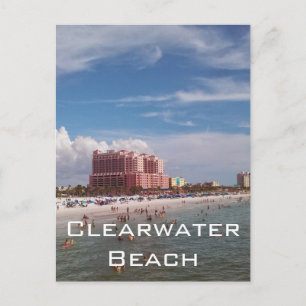 Postal de la Florida de la playa de Clearwater