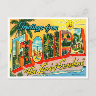 Postal de la Florida Vintage