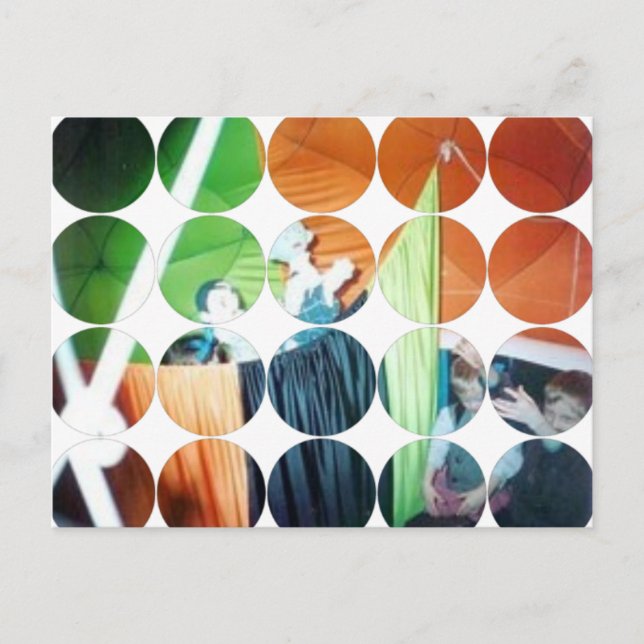 Postal de la foto del círculo (Anverso)