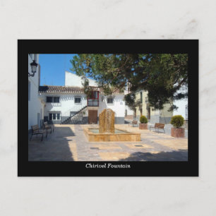 Postal de la fuente Chirivel - Almería, España