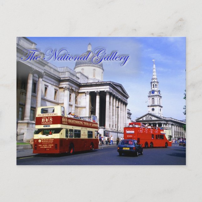 postal de la galería nacional (Anverso)
