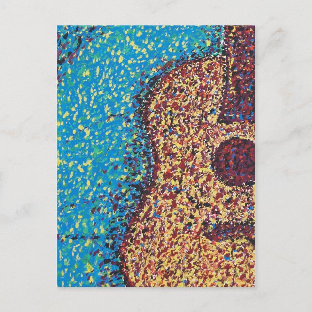 Postal de la guitarra de Impresionist (Anverso)