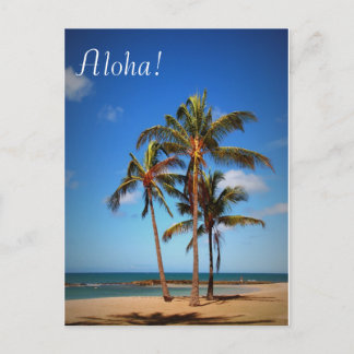 Postal de la hawaiana