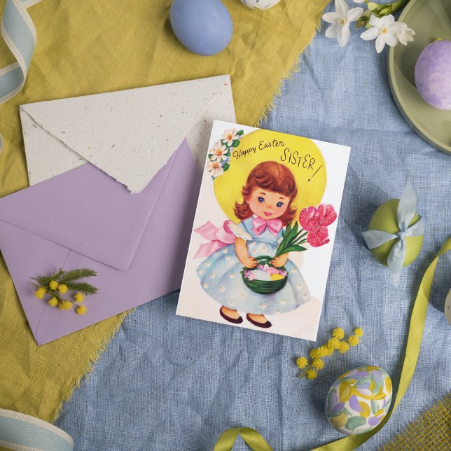 Postal de la Hermana de Pascua de la época del ret (Subido por el creador)