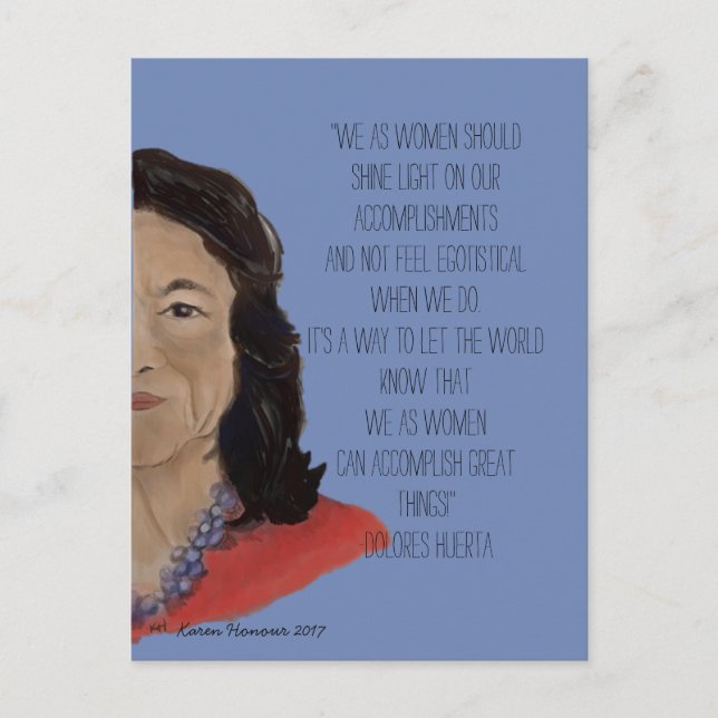 Postal de la hermandad - Dolores (Anverso)