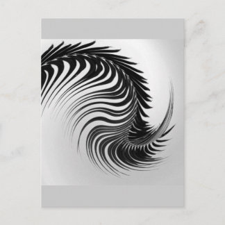 Postal de la hoja de palma del baile