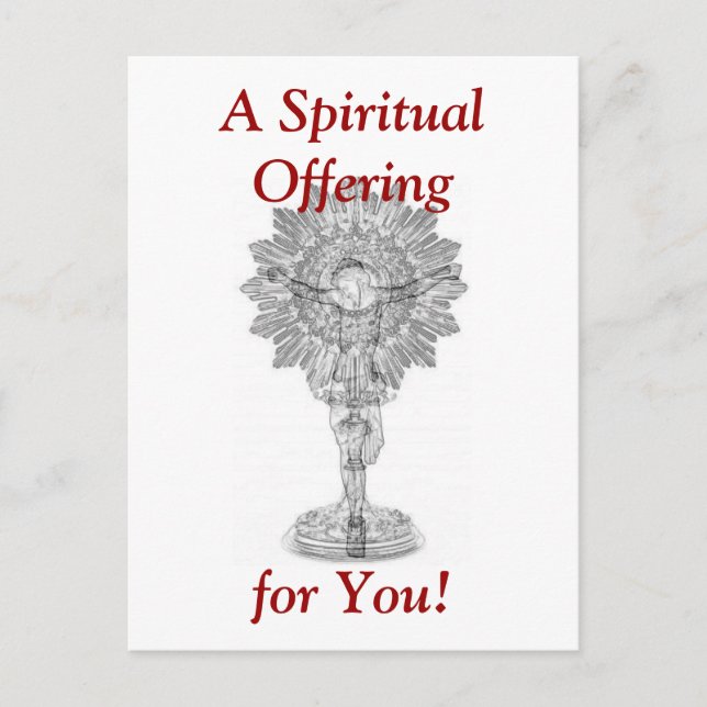 Postal de la Hora Santa (Anverso)