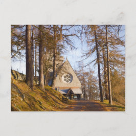 Postal de la Iglesia Crathie Kirk